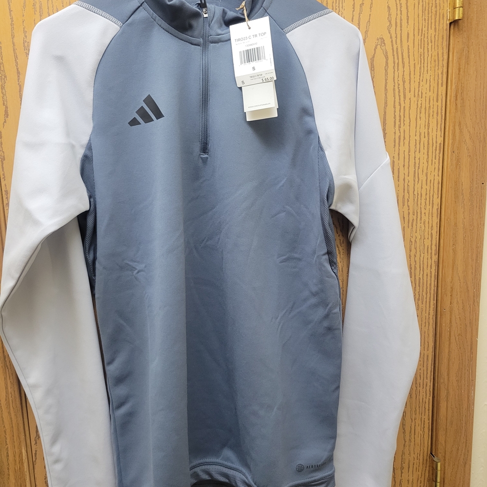 Adidas Two-Tone Half-Zip Pullover - Picture 3 of 8